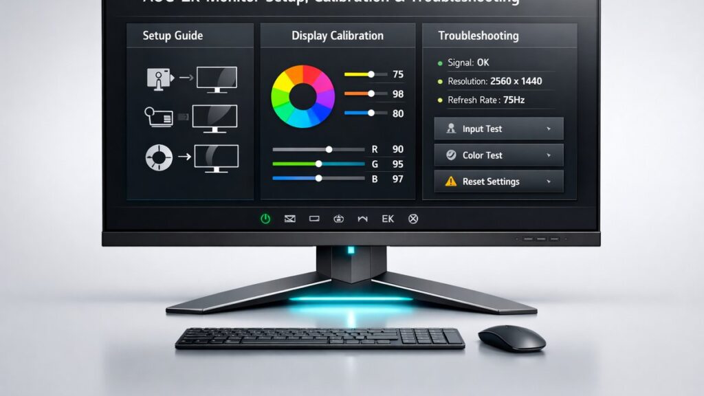 aoc 2k monitor setup calibration troubleshooting AOC 2K Monitor Setup, Calibration & Troubleshooting