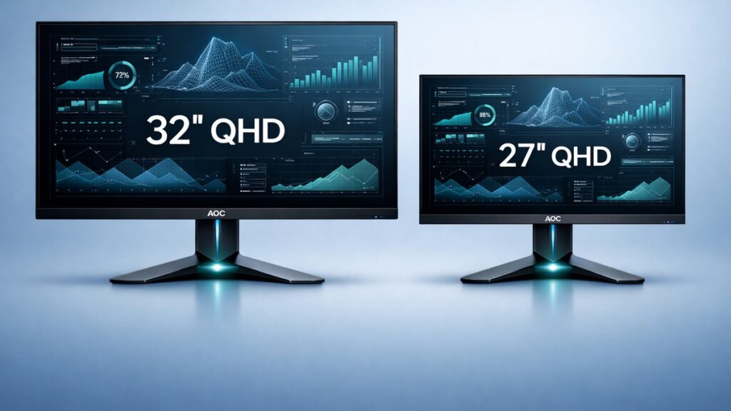 AOC 32-Inch vs 27-Inch 2K Monitor: Which Size Is Right?