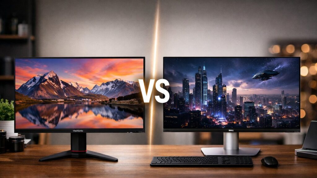 ViewSonic 2K vs Dell 2K Monitor: QHD Comparison