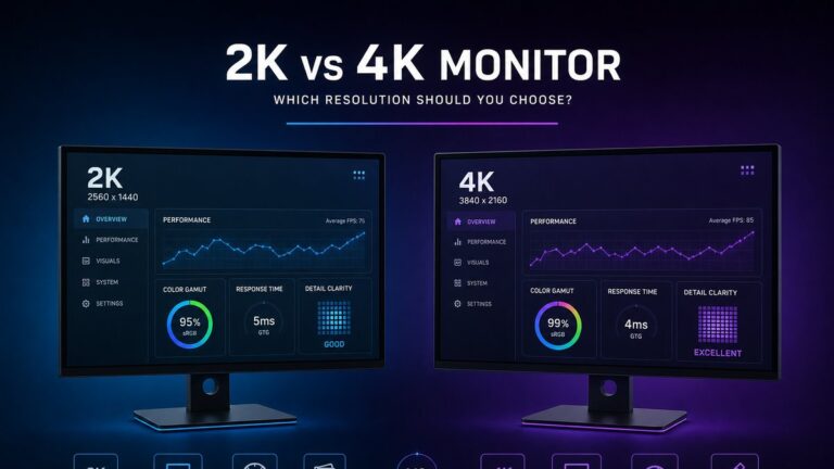 2K vs 4K Monitor: Which Resolution Should You Choose?